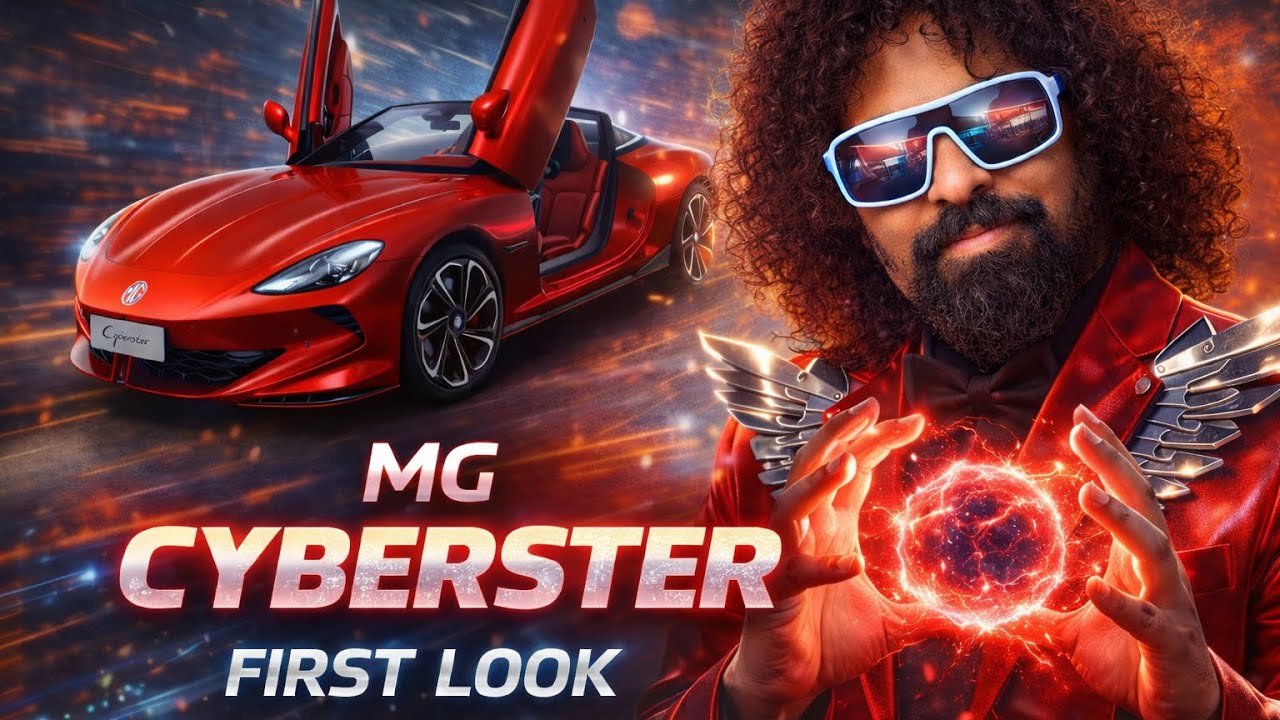 MG Cyberster driven in India!