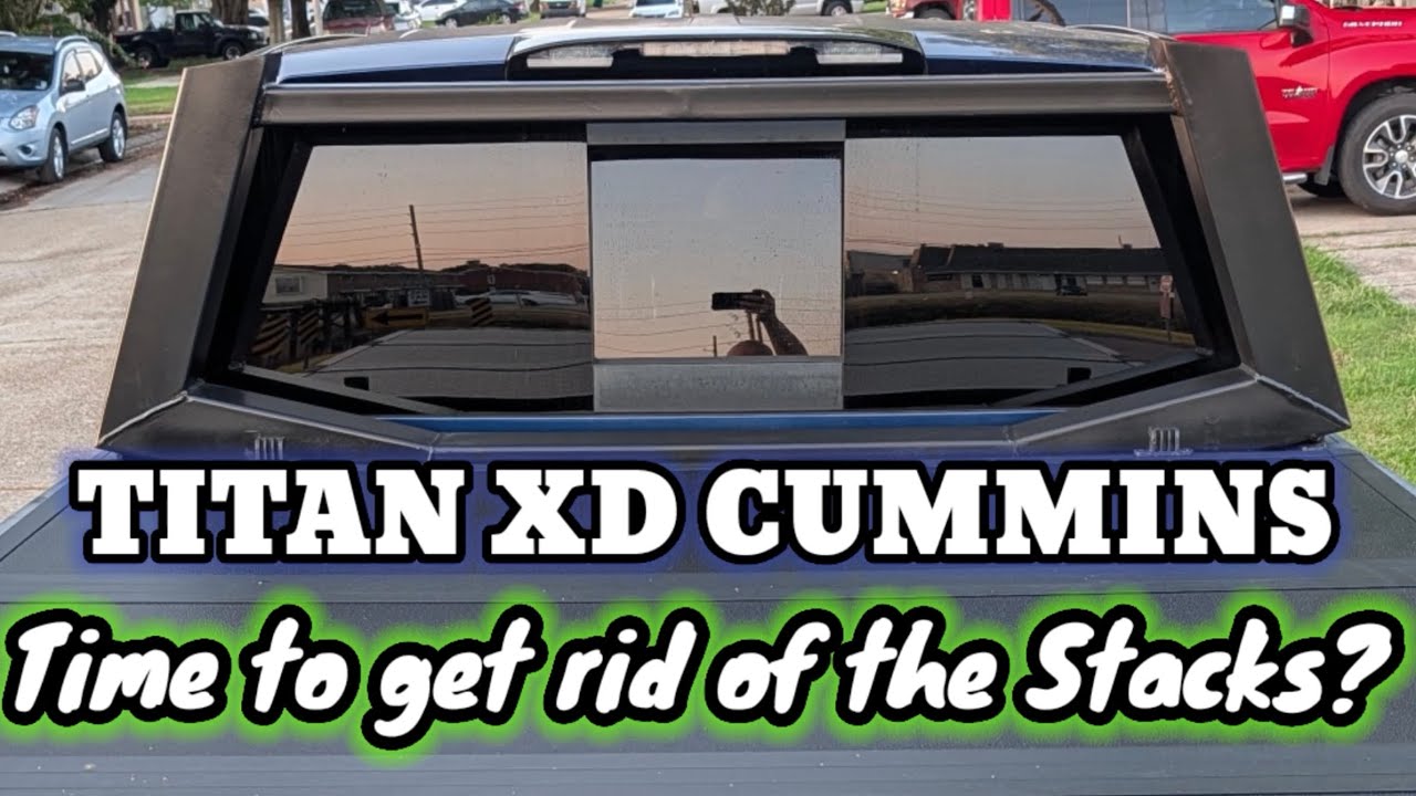 Nissan Titan XD #cummins  with Stacks in cab sound review 