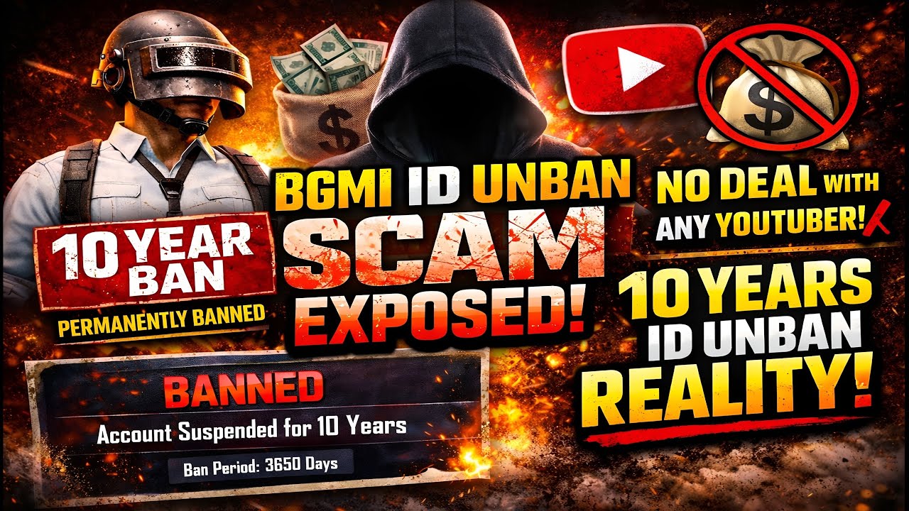 How to unban 10 year ban in bgmi 🔥 Bgmi id unban kaise karen | Bgmi account unban trick reality 😱