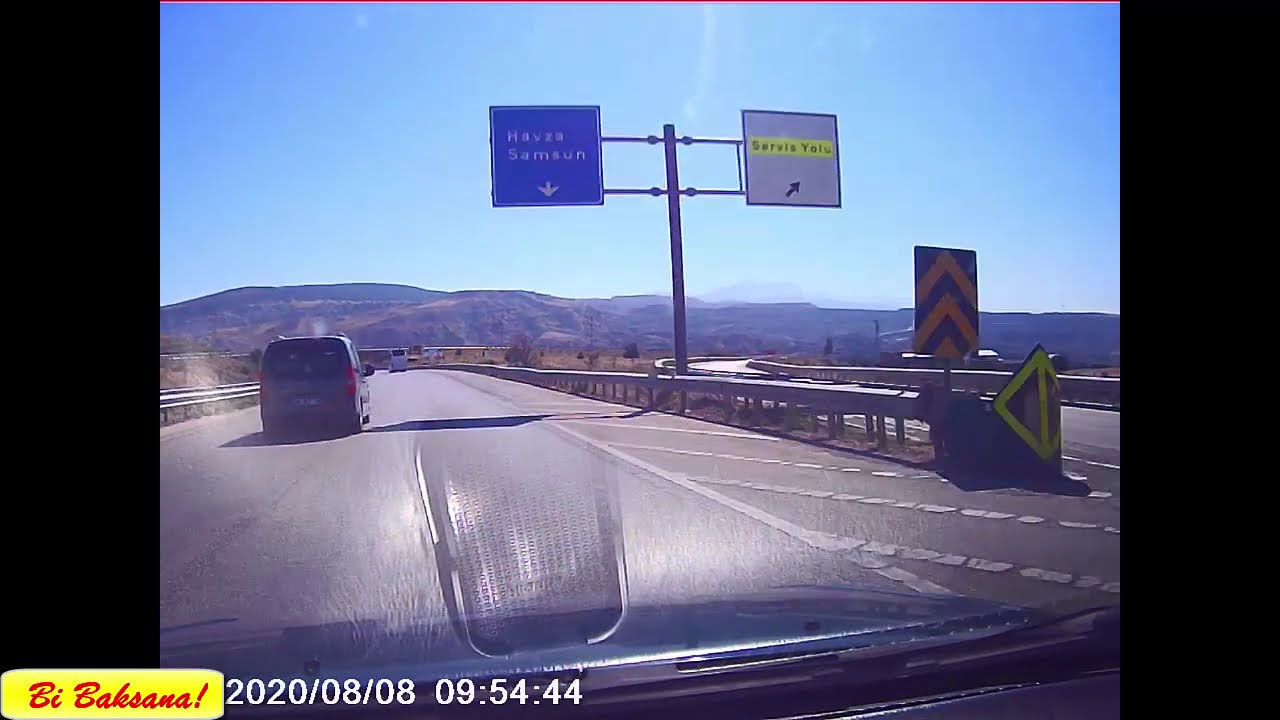 Amasya Merzifon - Samsun Yolu (YOL VİDEOLARI)