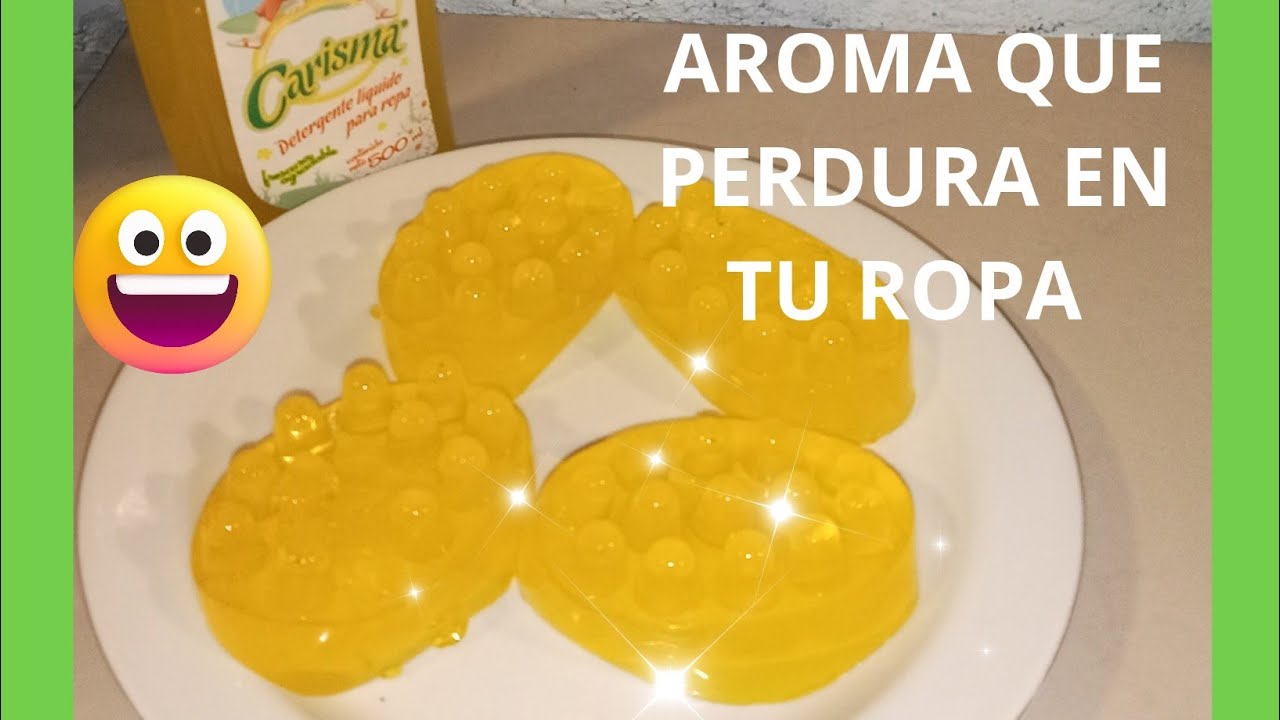 JABON CARISMA EN GOMITAS ☺️ AROMA QUE PERDURA EN TU ROPA 
