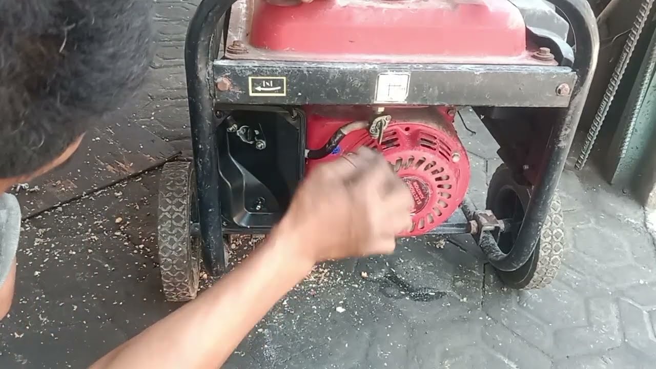 mengatasi masalah mesin genset susah hidup
