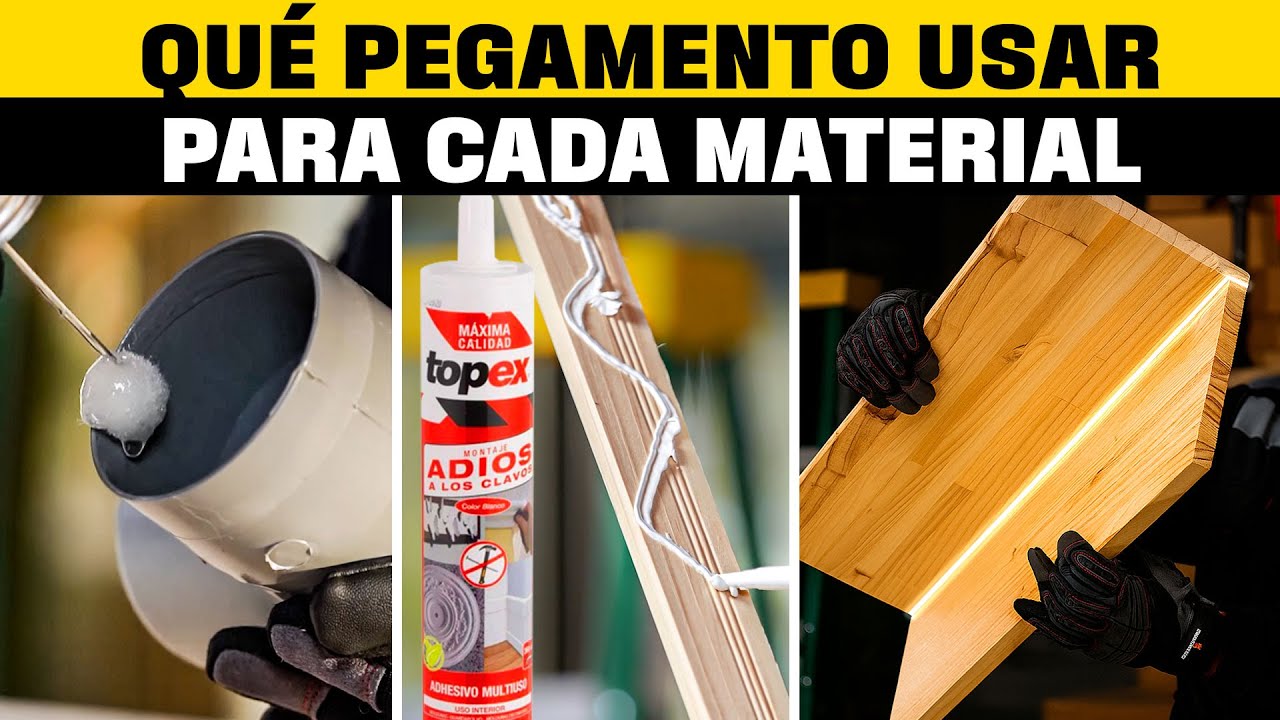 El pegamento ideal para cada material I Lo Mejor