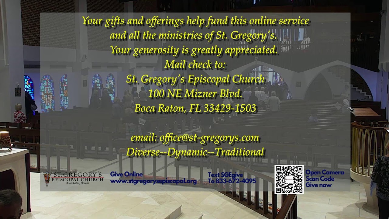 Choral Eucharist, Sunday, March 1, 2026