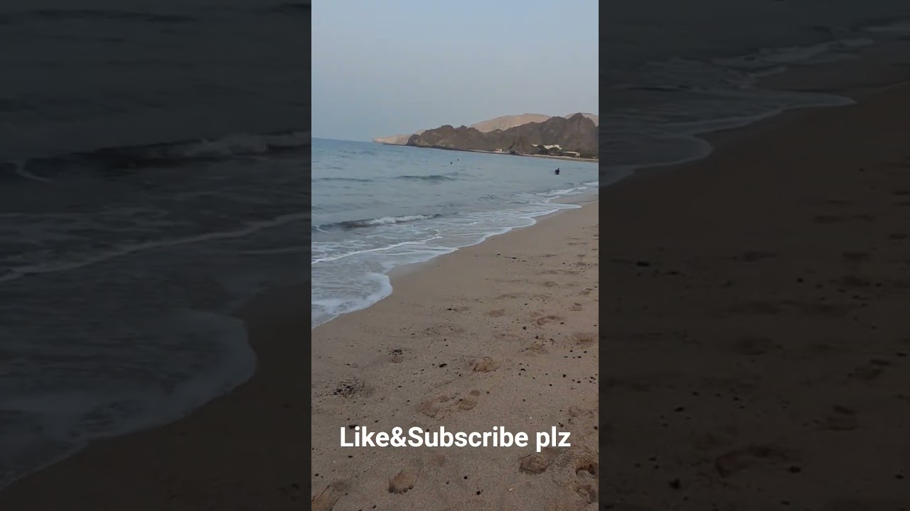 Al-Bustan beach Oman Muscat.#muscat #oman #albustan #beach #beautiful #shorts #shortvideo #funny