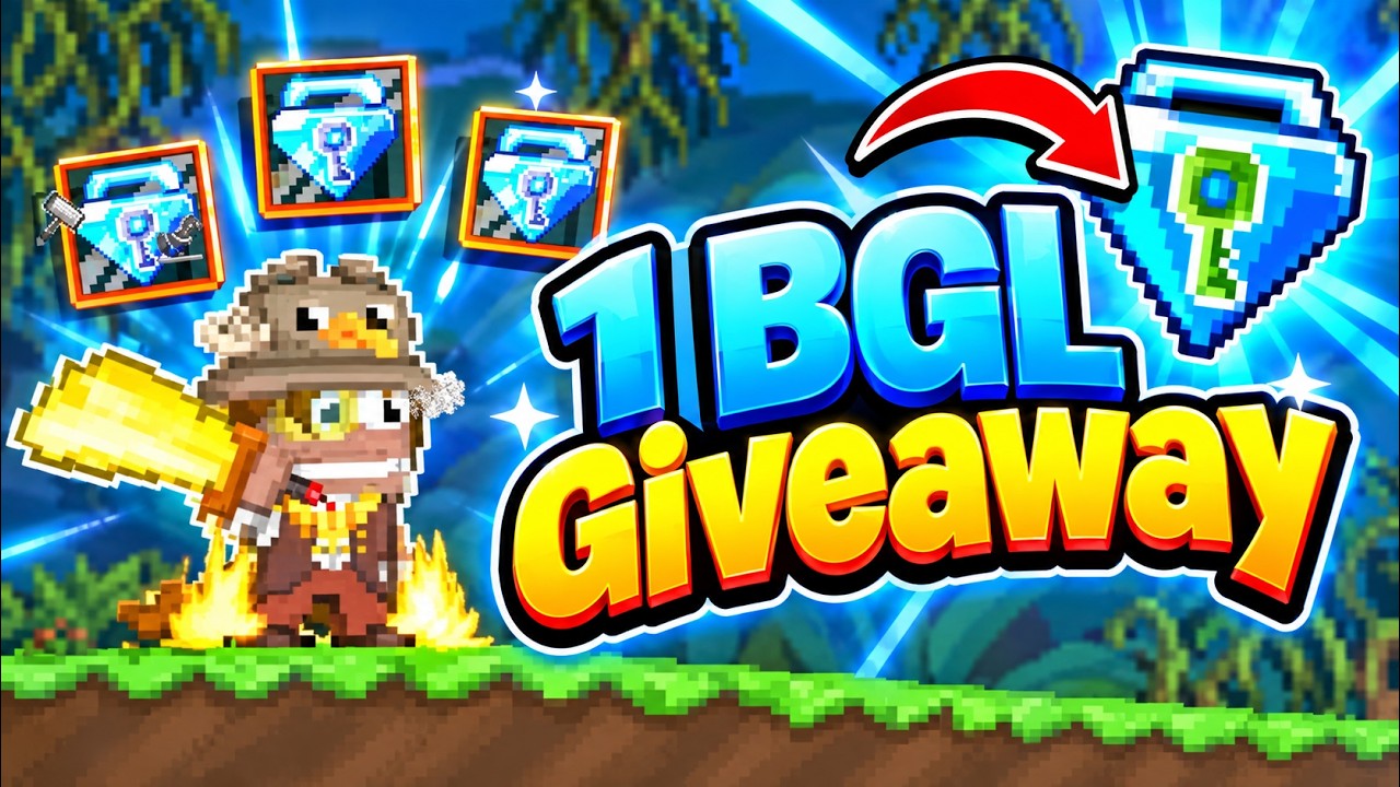 1 BGL Giveaway - Growtopia