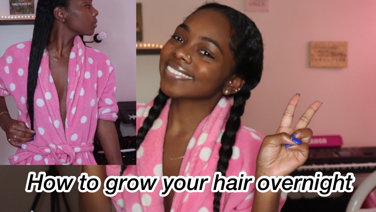 How to GROW YOUR HAIR OVERNIGHT!