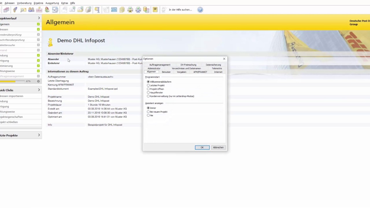 Versandsoftware Dialogpost Manager - Einführung | Tutorial | Deutsche Post
