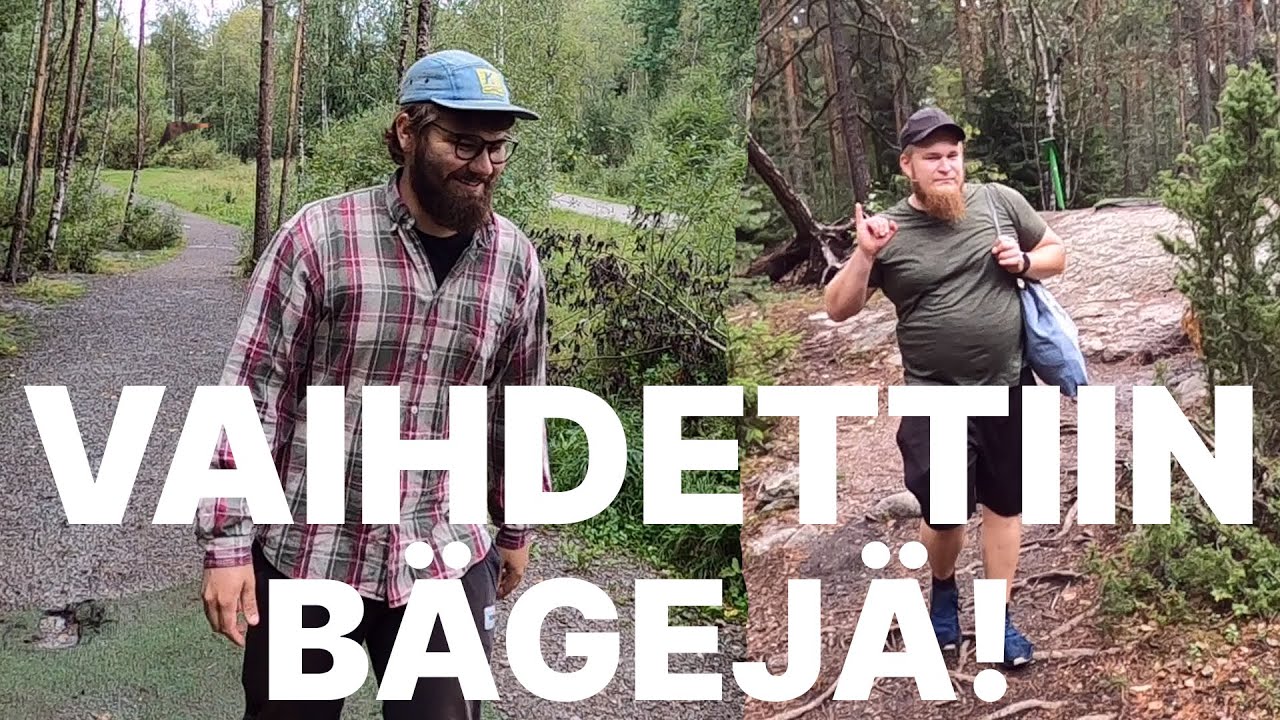 BÄGINVAIHTOHAASTE w/ VILLE | Haunisten Frisbeegolfrata!