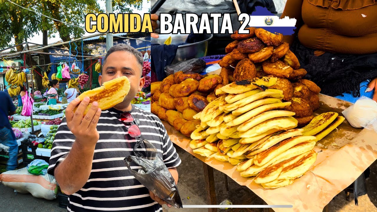DELICIOSA GATRONOMIA EN EL MERCADO CENTRAL DE AHUACHAPAN encontramos de todo 