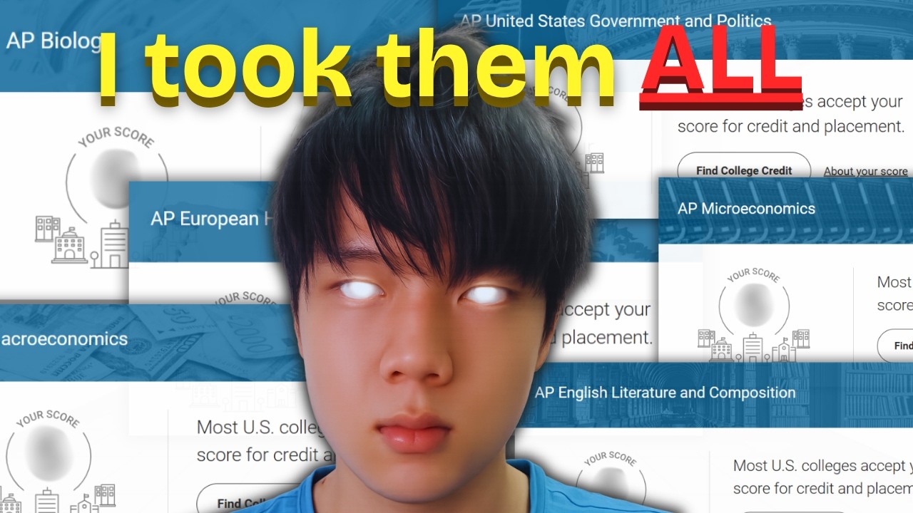 25 APs FINALE (2026 AP exam score reactions - Senior Year)