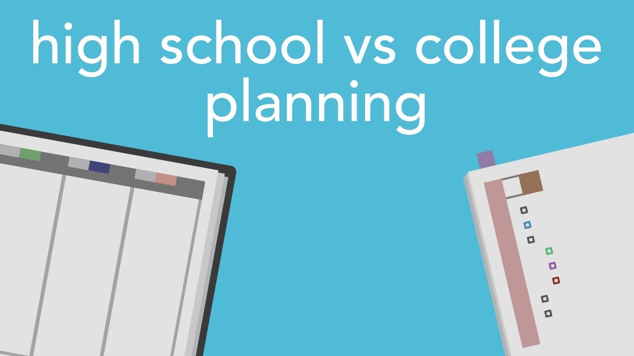 high school vs college planning (bullet journal, hobonichi, pipsticks)