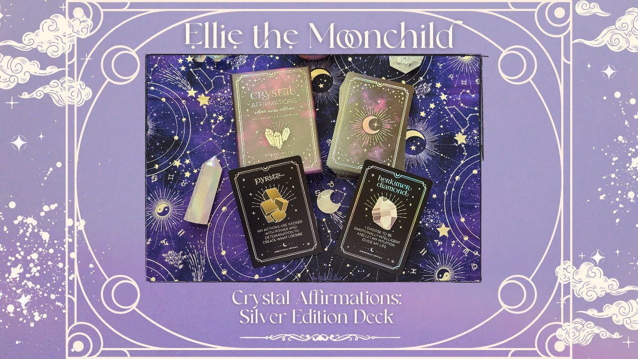 Crystal Affirmations Deck: Silver Edition ~ Unboxing & Flip-through!