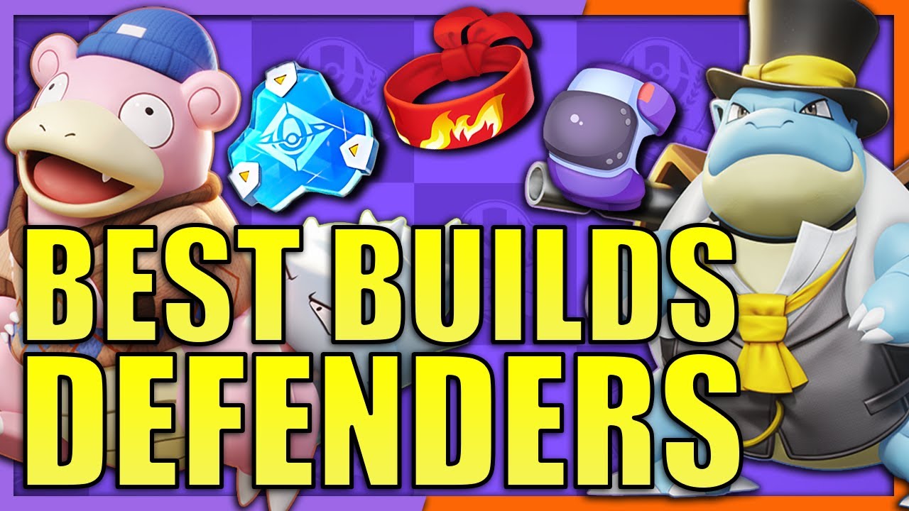 BEST BUILDS FOR EVERY DEFENDER IN POKEMON UNITE