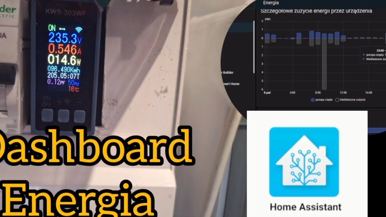 How to add a kws 303wf energy meter to the Home Assistant energy dashboard