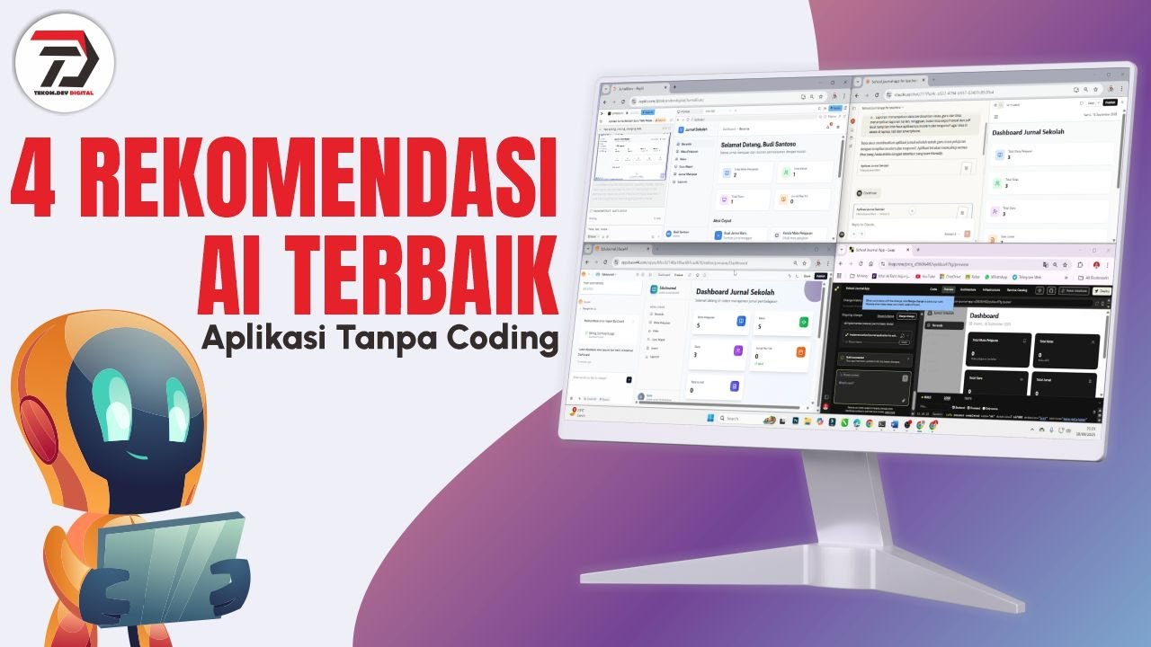 4 Rekomendasi AI Terbaik untuk Membuat Aplikasi Tanpa Coding (Gratis & Mudah!)