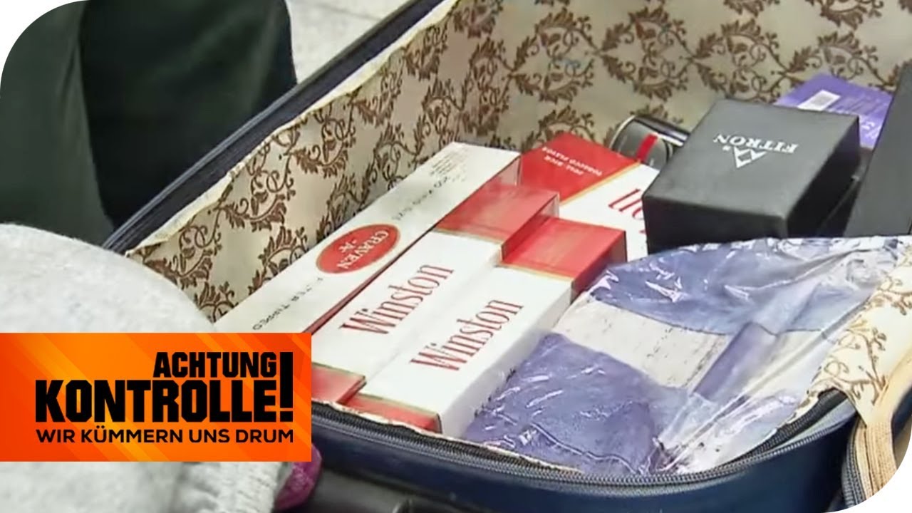 Zigaretten-Schmuggel: Wie viele Stangen hat er dabei? | Achtung Kontrolle | kabel eins