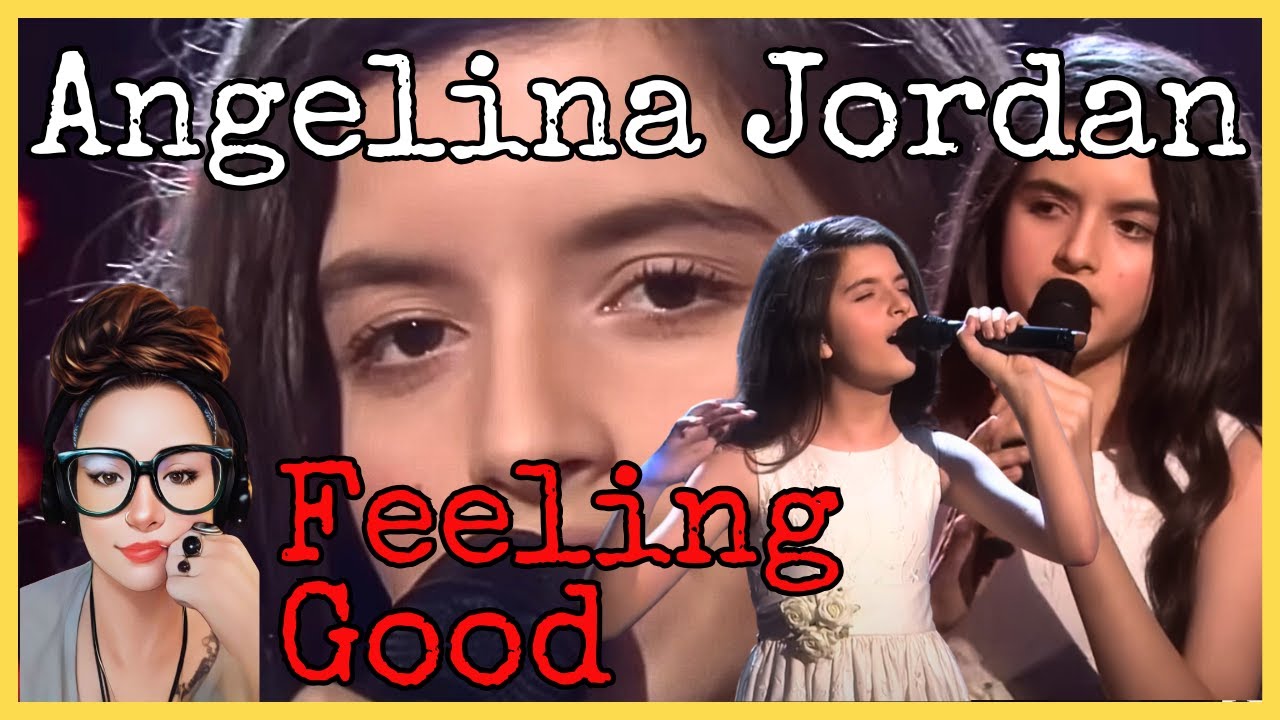 ANGELINA JORDAN covers - 'Feeling Good'  SHOCKED! Reaction