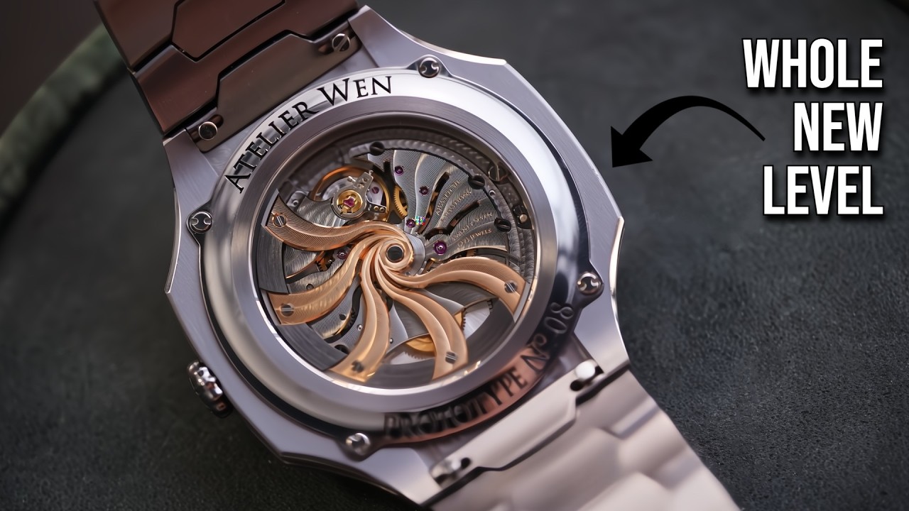 This Brand Just Took Their Watchmaking to a Whole New Level Full Tantalum Integrated Bracelet Watch
