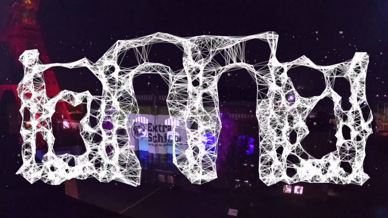 Extraschicht Moers 2016 - Schacht IV  - Lichtshow - Projektion