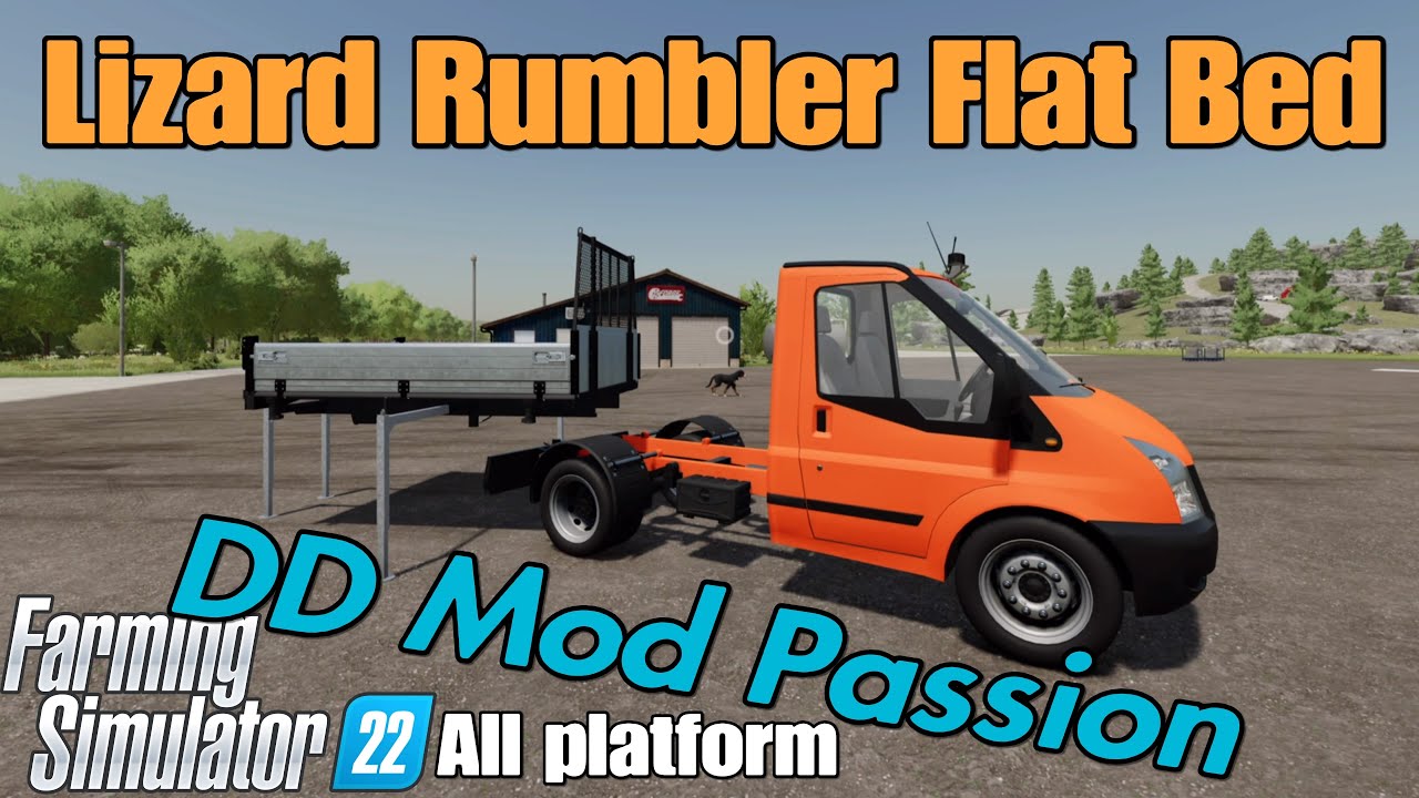 Lizard Rumbler Flat Bed  / FS22 Mod for all platforms