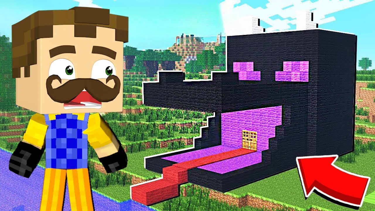 დრაკონის სახლი ავაშენე Minecraft-ში! Goatman #32