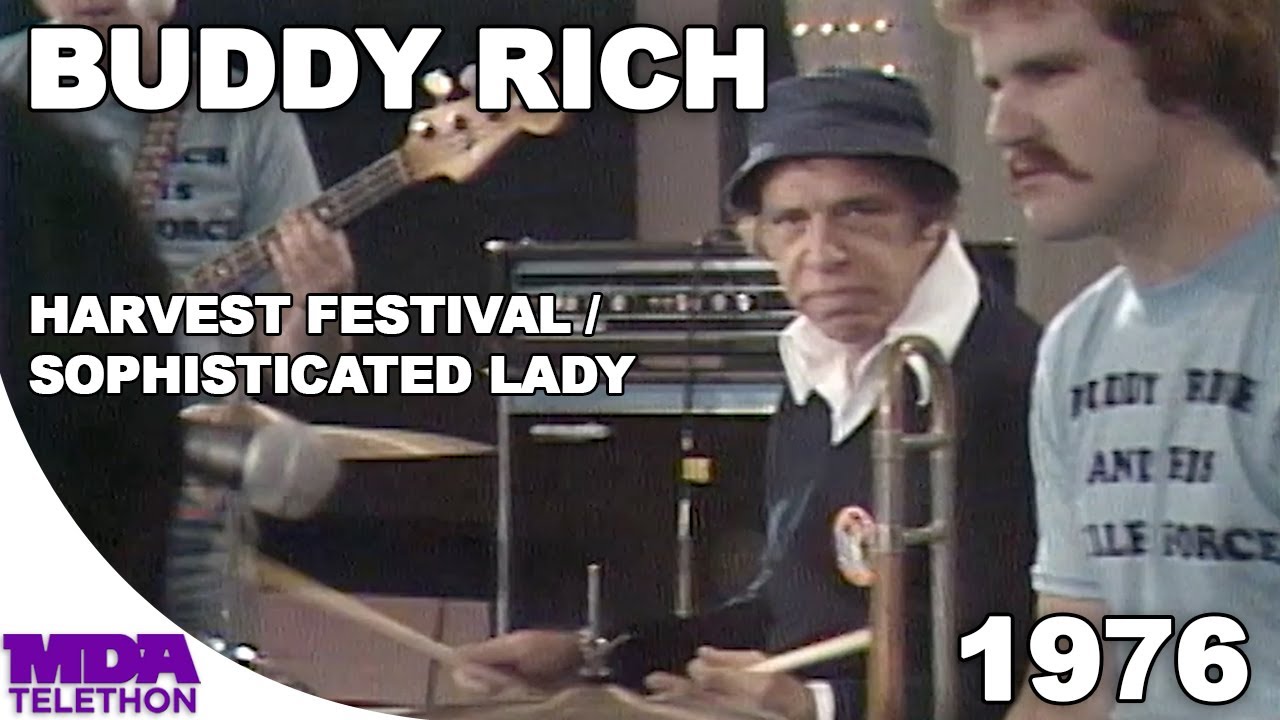 Buddy Rich - Harvest Festival & Sophisticated Lady | 1976 | MDA Telethon