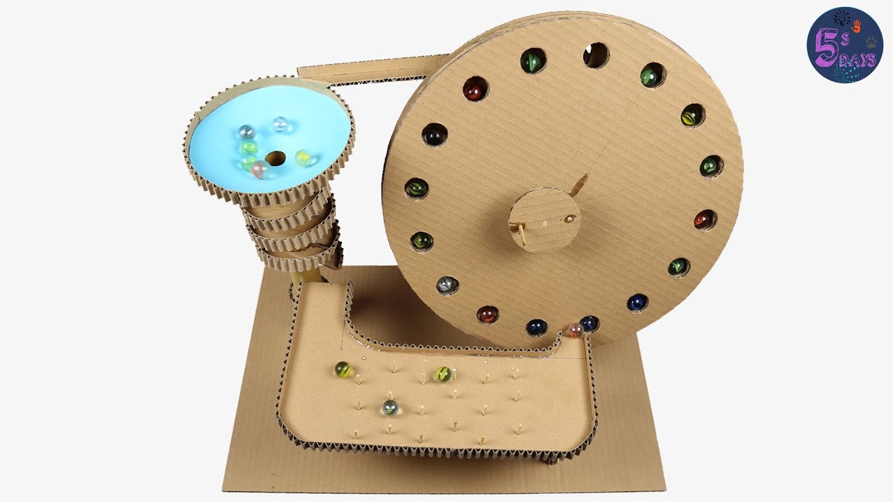 Diy Wheel Spiral Machine With Marble Matrix