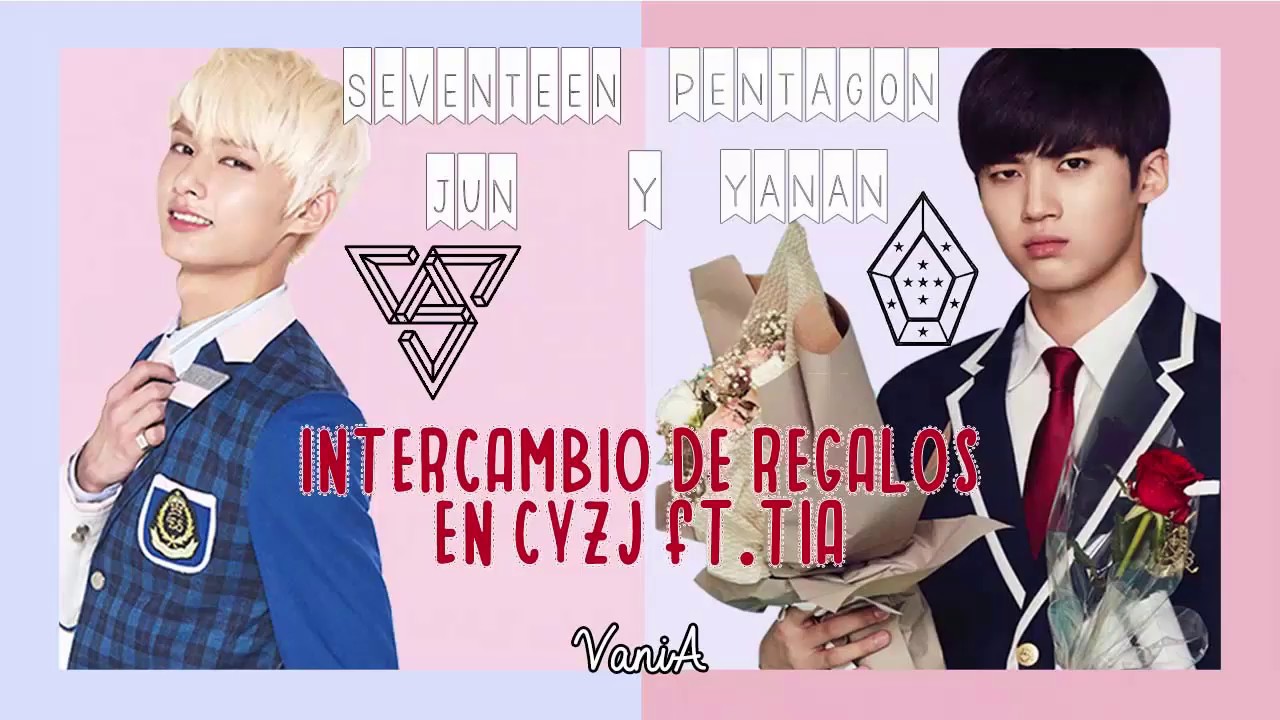 SEVENTEEN JUN Y PENTAGON YANAN - INERCAMBIO DE REGALOS EN CYZJ FEAT. TIA ( SUB ESPAÑOL)