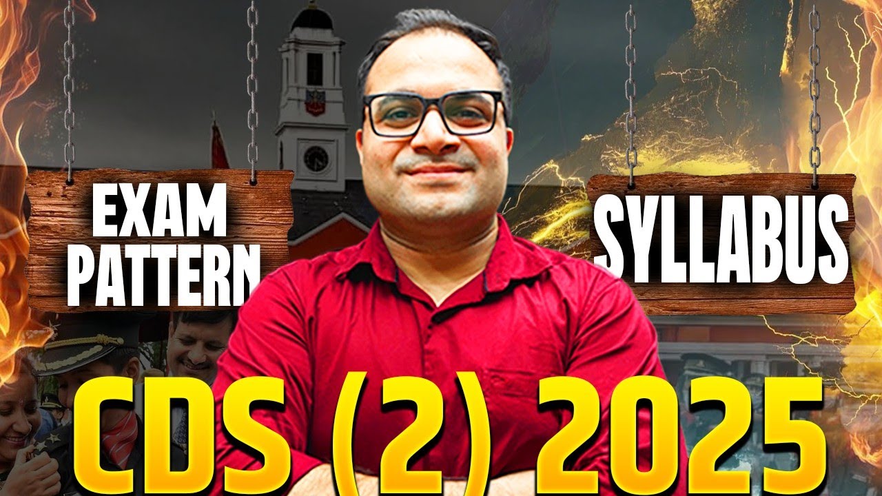 URGENT 🔥 CDS 2 2025 EXAM Pattern | Must Check Before Mishappen 😓