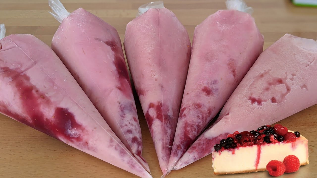 Bolis de cheesecake de frambuesa , Bolis gourmet 🍰