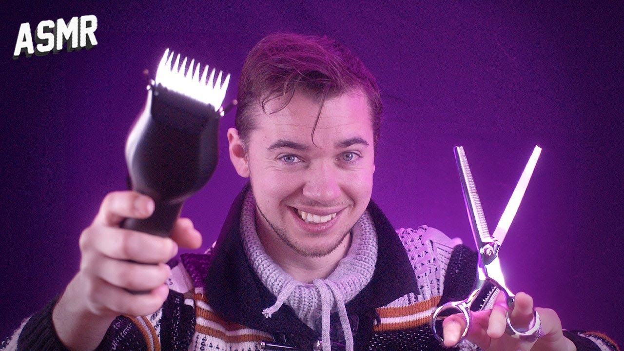 ASMR : BARBER COIFFEUR POUR DORMIR CE SOIR !Voix basse