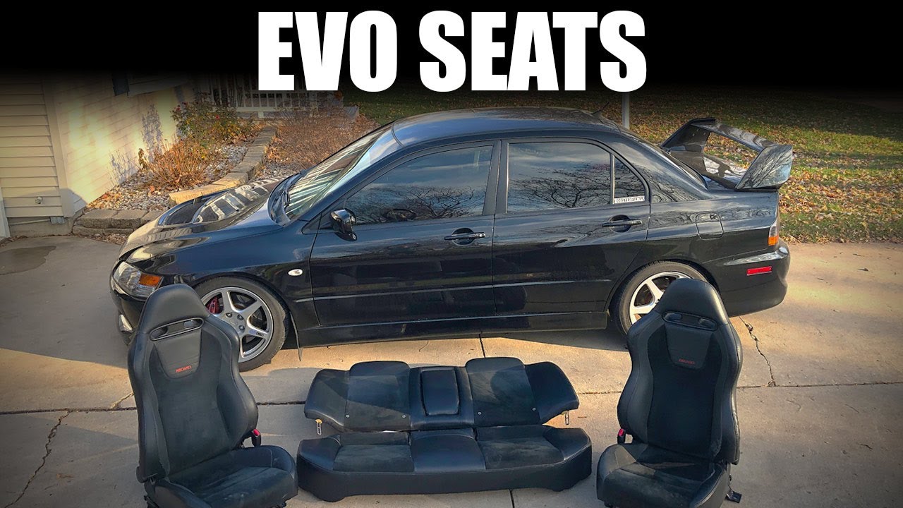 EVO 8/9 Seat Removal / Install How-to - Mitsubishi Lancer Evolution 8 Interior
