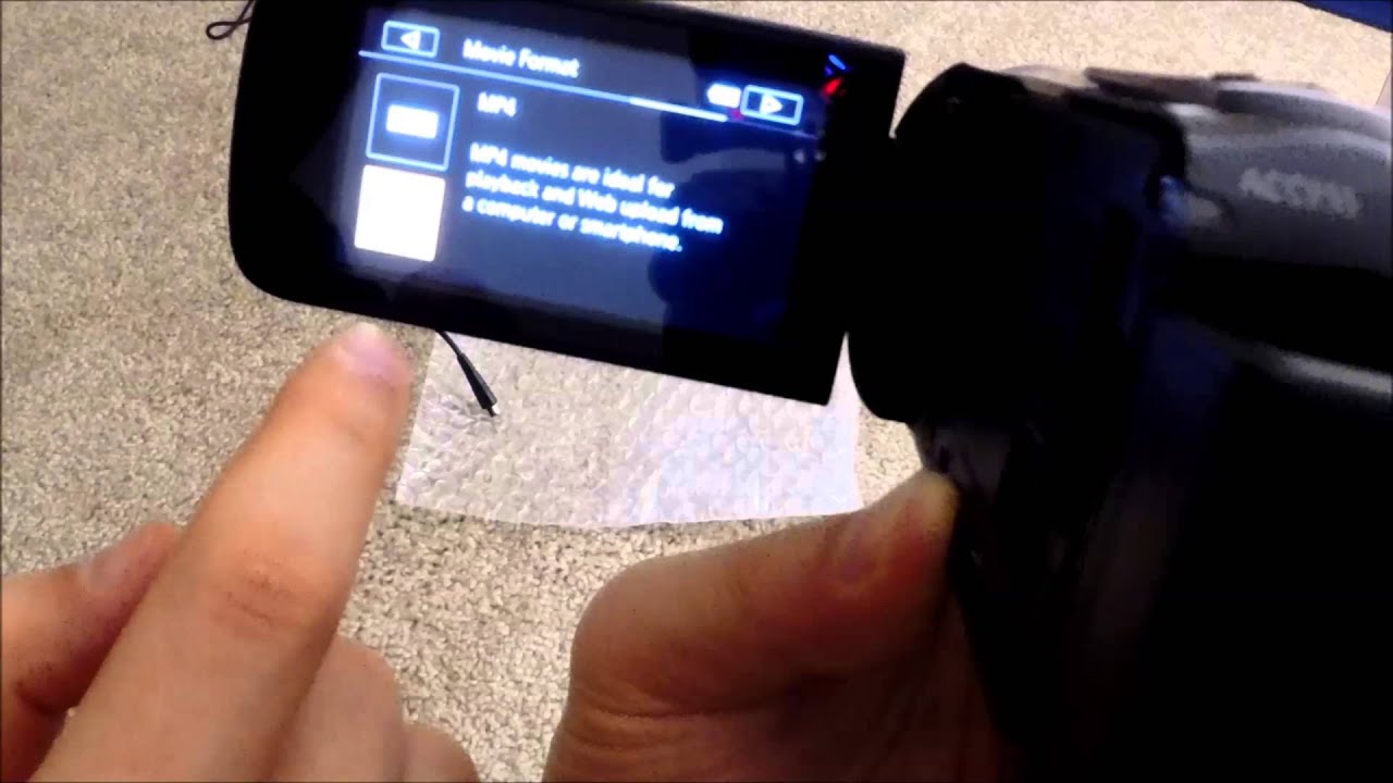 Canon Vixia HF R400, unboxing, test the video footage, and review