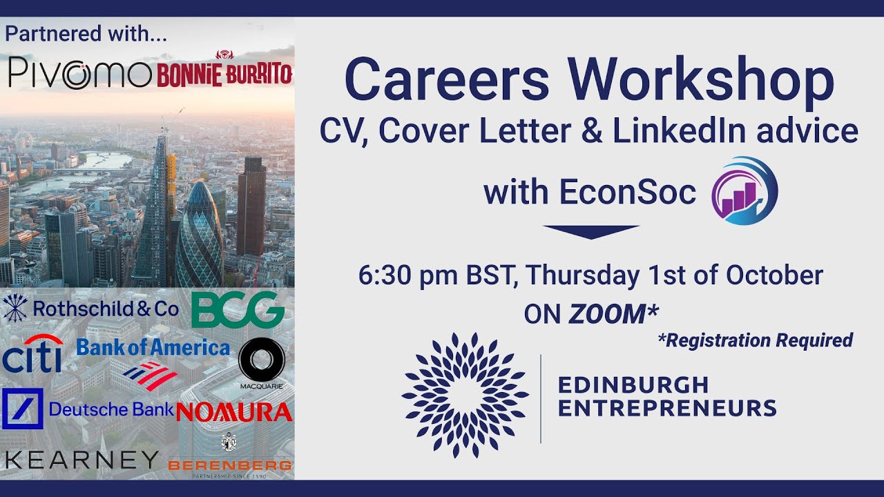 Application Workshop | EntSoc x EconSoc