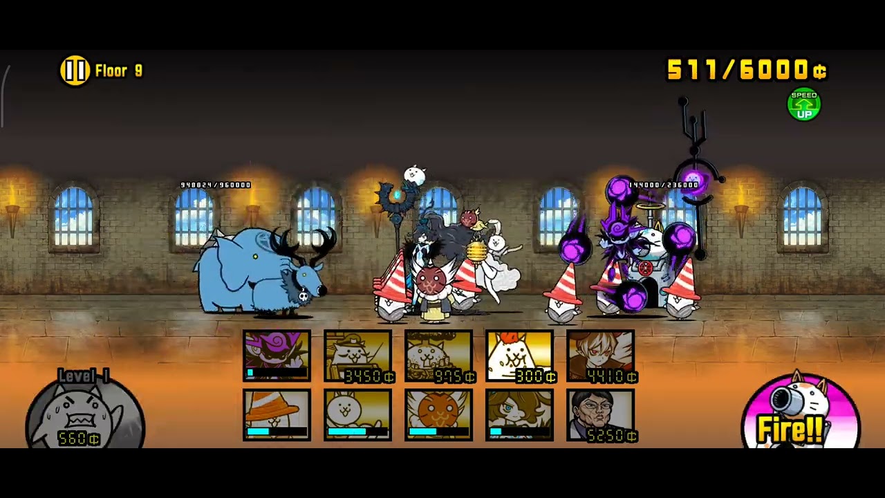 Aku Citadel Floor 9 Battle Cats 