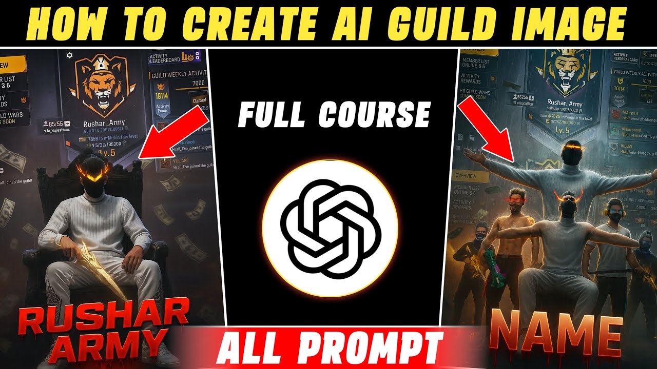 Free Fire New Trending Photo Editing || Free Fire AI 😎 Guide Photo Editing Prompt