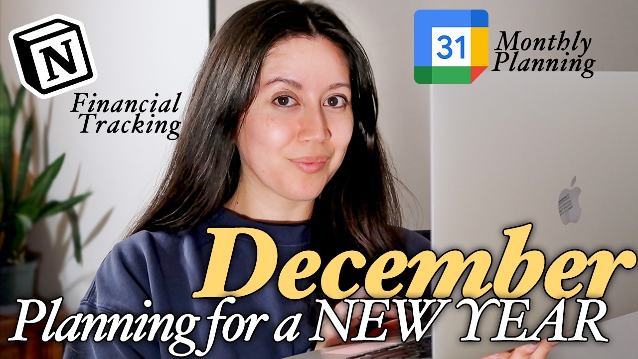 December Plan With Me Using Notion & Google Calendar | Social Media Calendar, Budget, Goals
