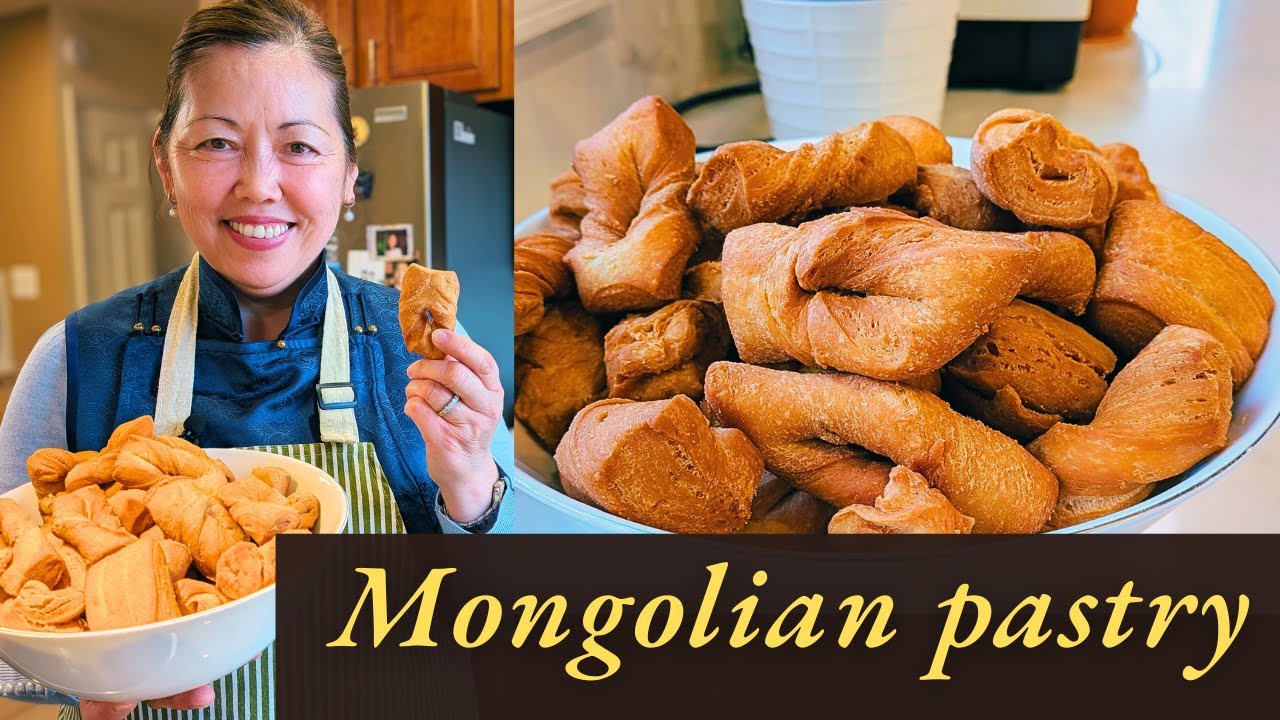 How to Make Boortsog (Mongolian Fried Pastries)