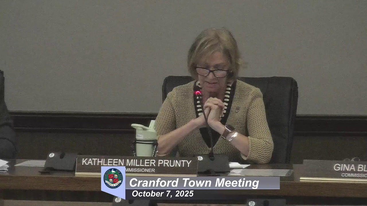 Cranford Township Meeting October 7, 2025