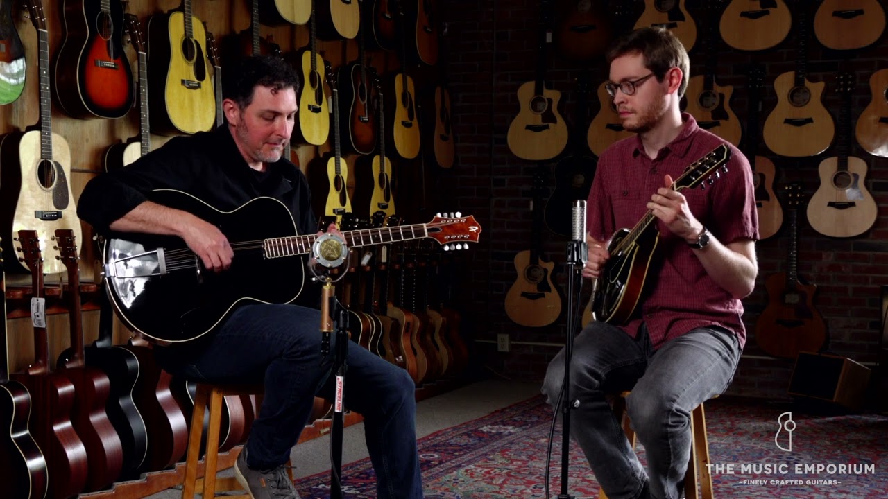 Pava A5 Pro Black Top Mandolin & Arrow Octave Mandolin (2005)