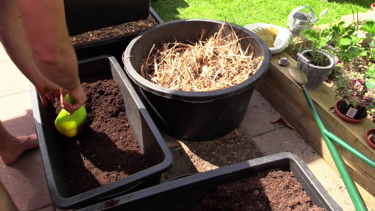 B&uuml;tt als Pflanzgef&auml;&szlig; - Vorbereiten und Bef&uuml;llen