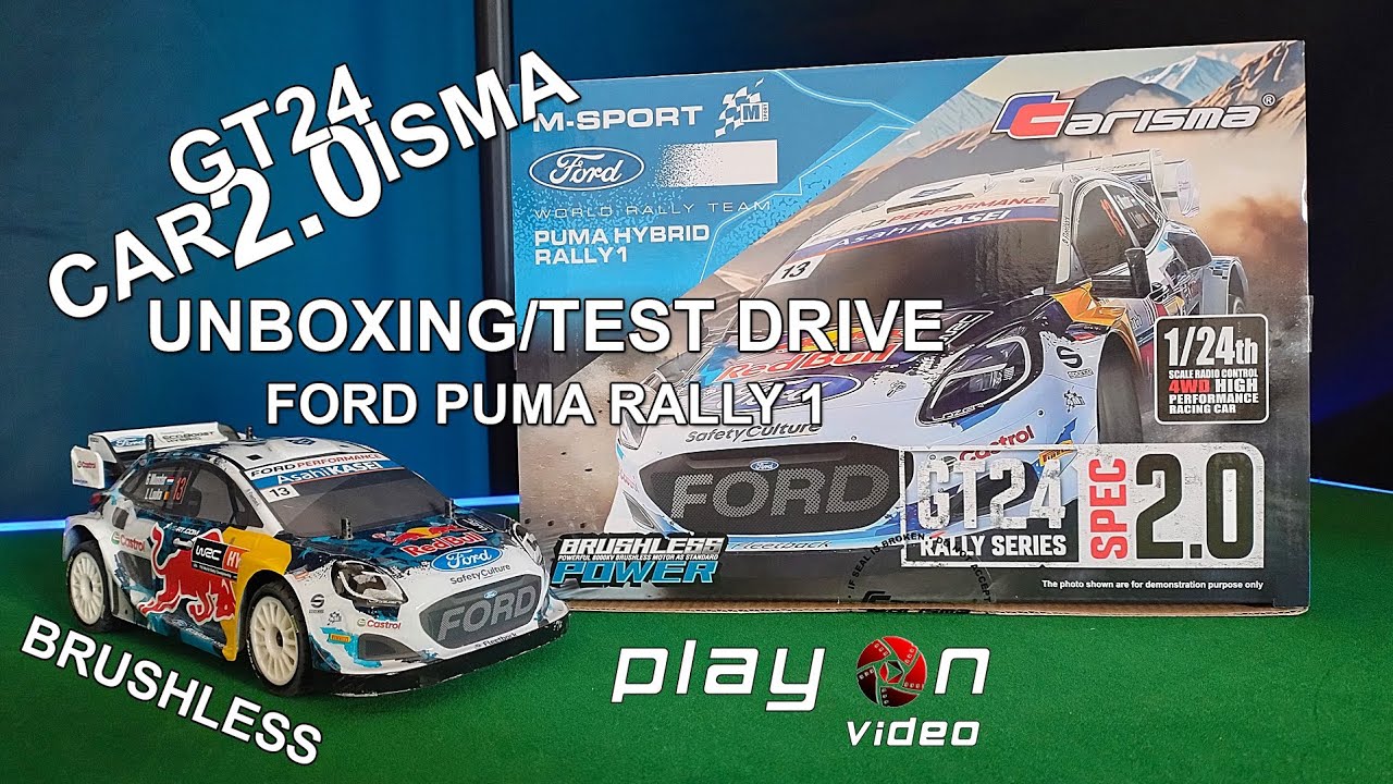 Carisma GT24 2.0 - Ford Puma - Unboxing/Test