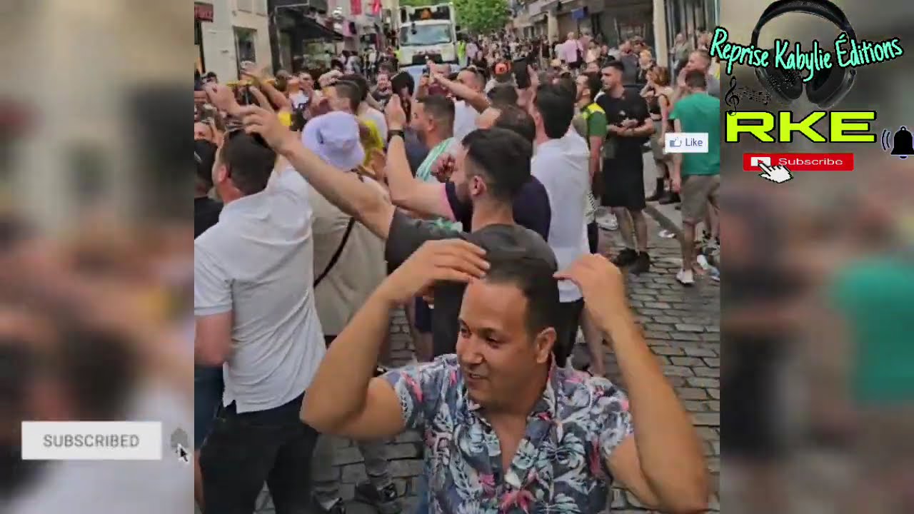 Les kabyles de paris - ambiance avec les fran&ccedil;aise 😍💃