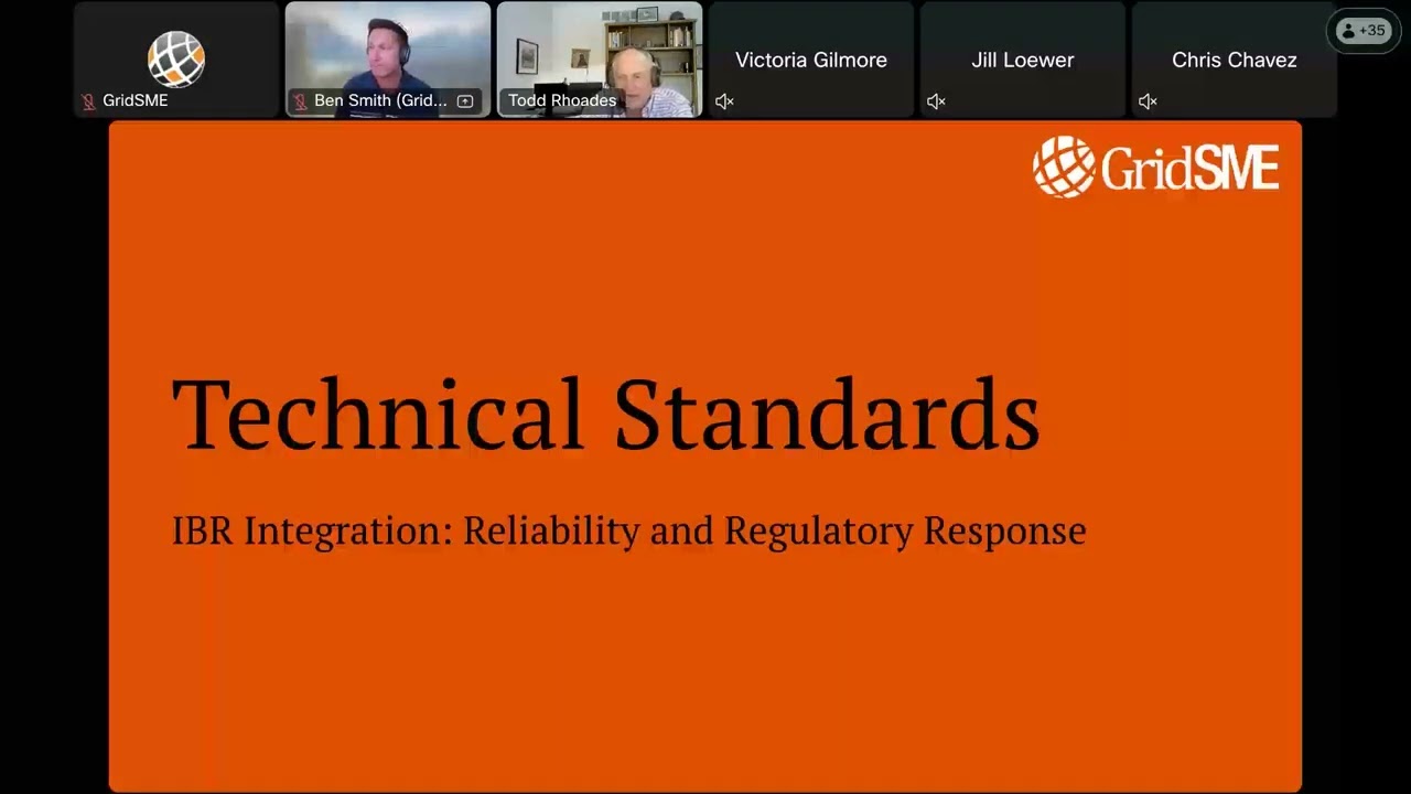Lunch and Learn – Generator Owner Implications - FERC Order 901 with Ben Smith and Todd Rhoades