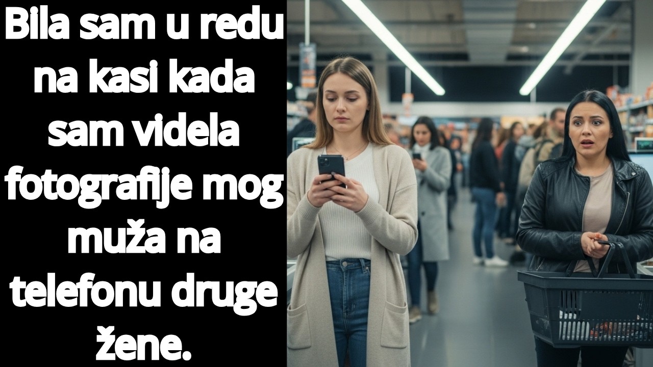 Bila sam u redu na kasi kada sam videla fotografije mog muža na telefonu druge žene.