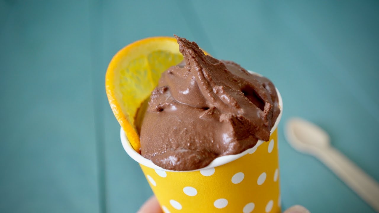 2-Ingredient Orange Chocolate Mousse 材料2つ 簡単オレンジチョコムース