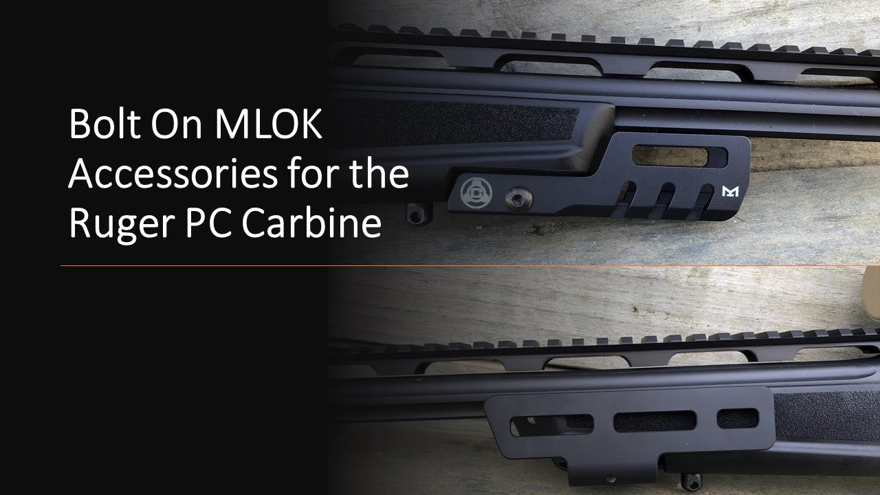 Болт-на-болт аксессуары MLOK для карабина Ruger PC