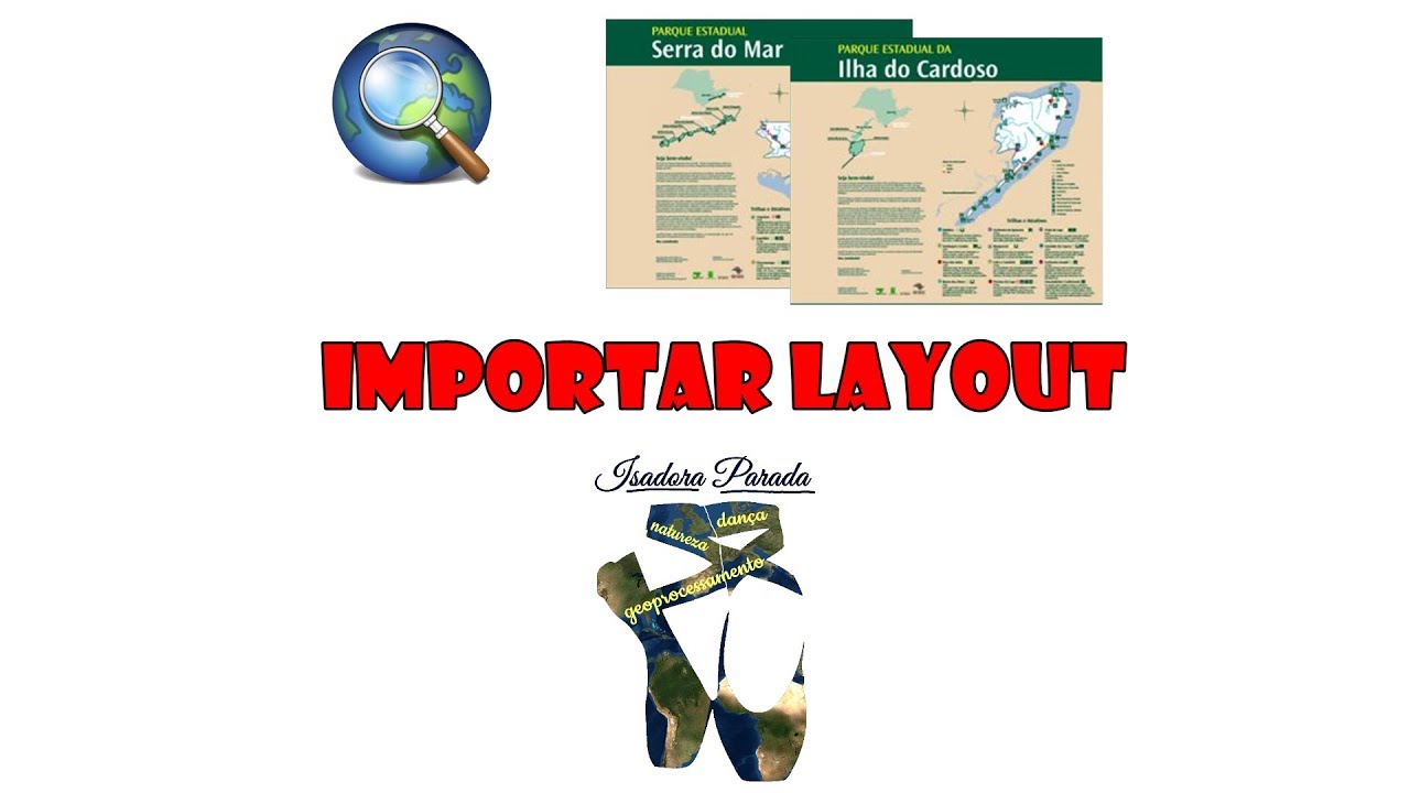 Tutorial ArcGIS - Como importar o layout de outro mapa?