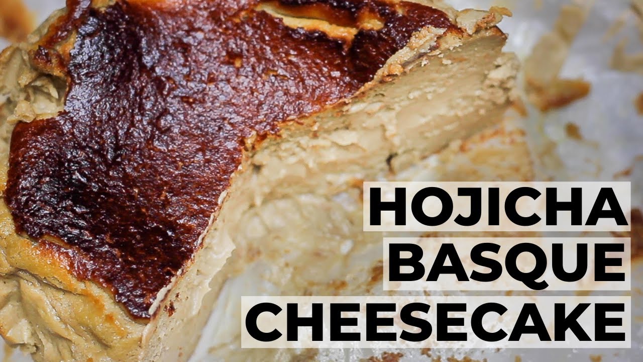 Decadent Hojicha Basque Cheesecake Recipe